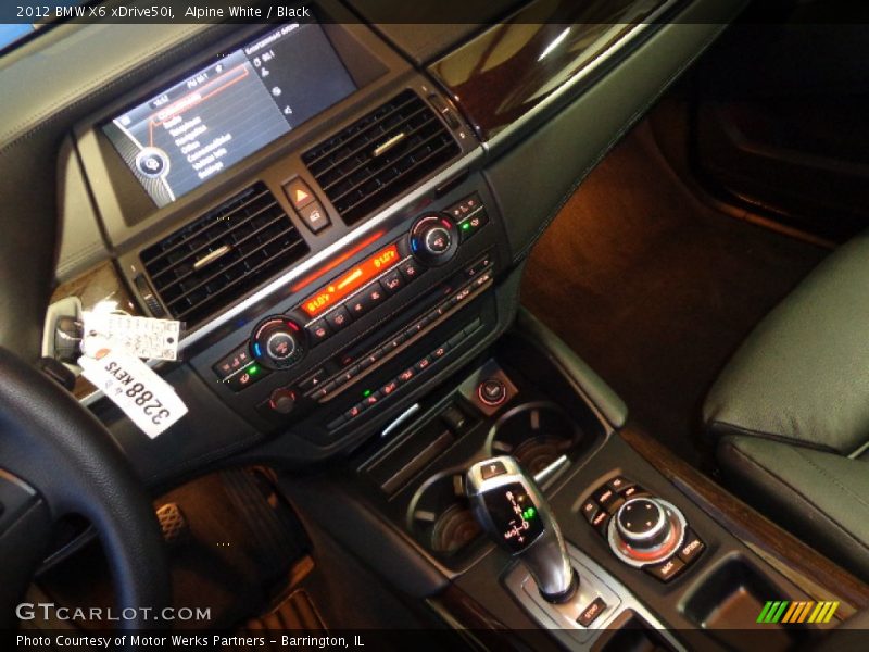 Alpine White / Black 2012 BMW X6 xDrive50i