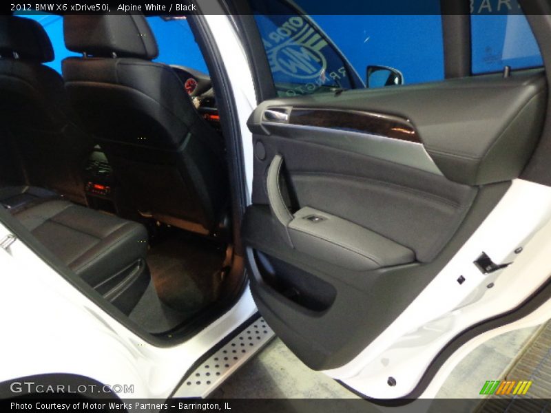 Alpine White / Black 2012 BMW X6 xDrive50i