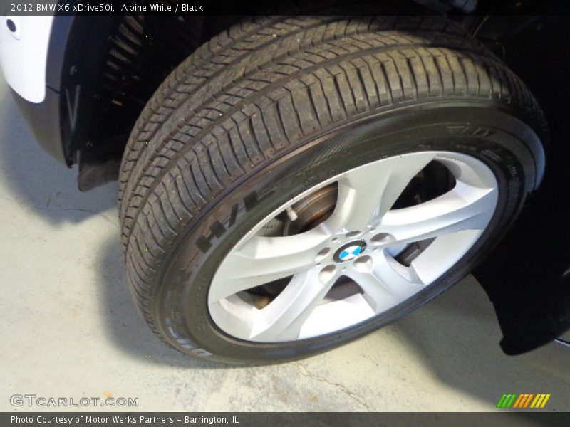 Alpine White / Black 2012 BMW X6 xDrive50i