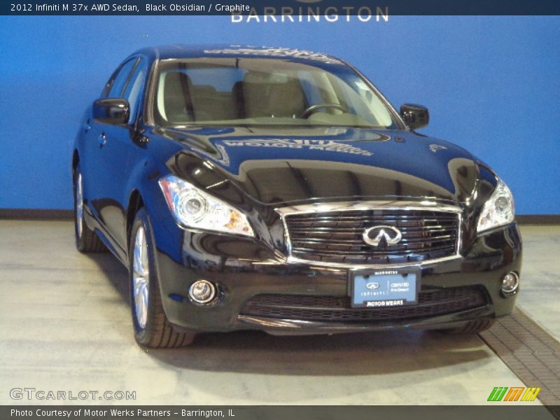 Black Obsidian / Graphite 2012 Infiniti M 37x AWD Sedan