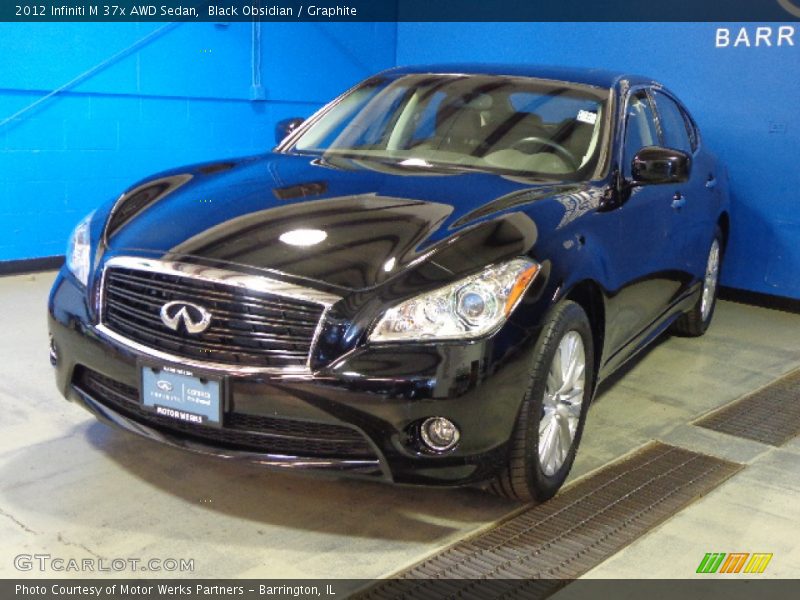 Black Obsidian / Graphite 2012 Infiniti M 37x AWD Sedan