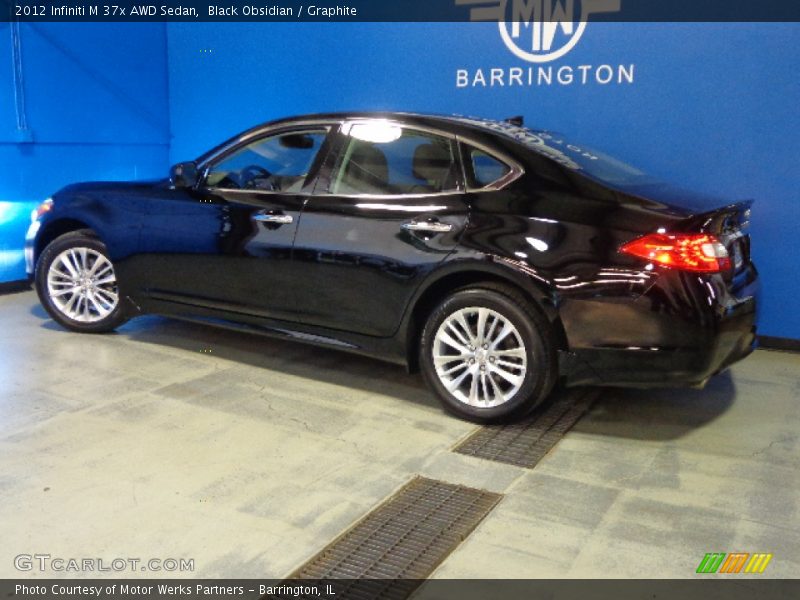 Black Obsidian / Graphite 2012 Infiniti M 37x AWD Sedan