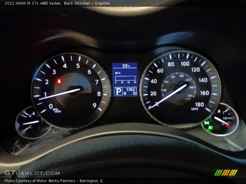 Black Obsidian / Graphite 2012 Infiniti M 37x AWD Sedan