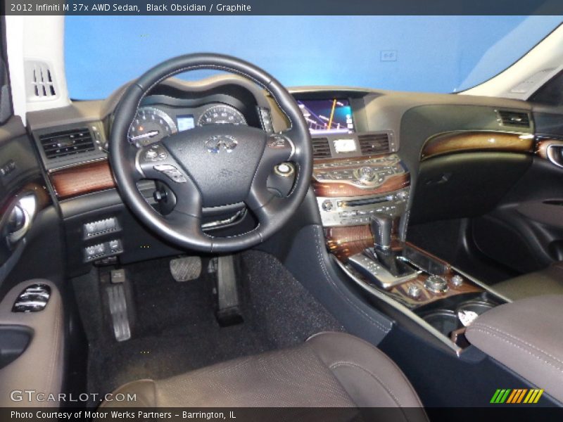 Black Obsidian / Graphite 2012 Infiniti M 37x AWD Sedan