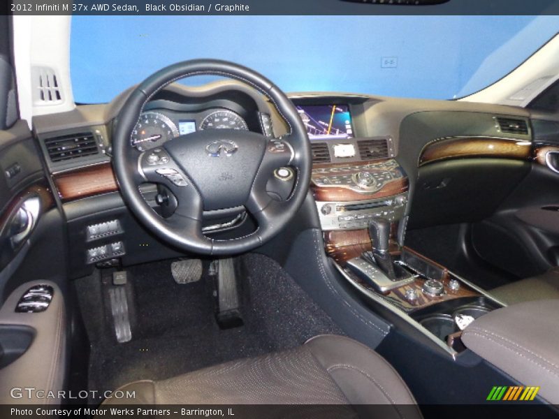 Black Obsidian / Graphite 2012 Infiniti M 37x AWD Sedan