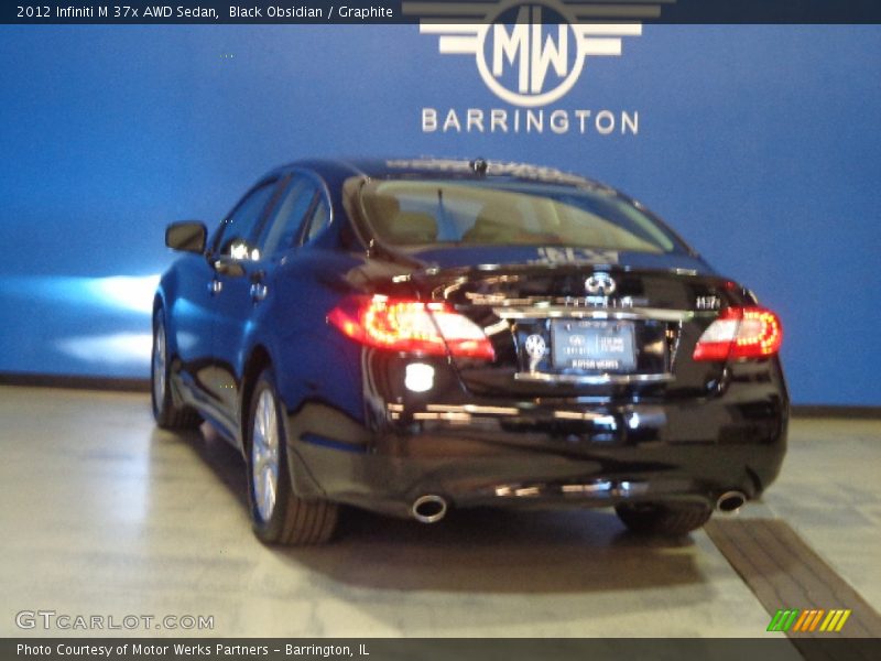 Black Obsidian / Graphite 2012 Infiniti M 37x AWD Sedan