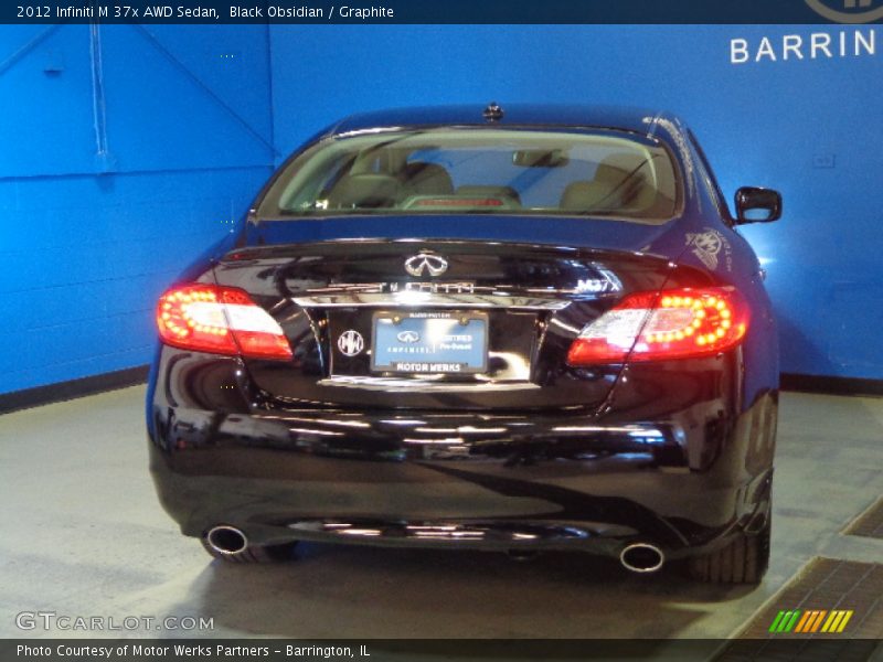 Black Obsidian / Graphite 2012 Infiniti M 37x AWD Sedan
