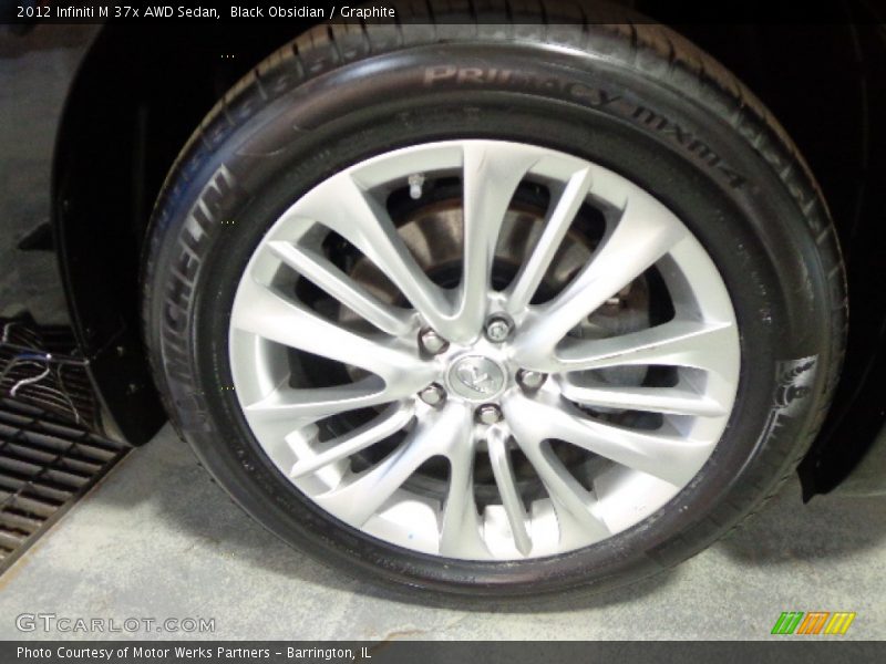 Black Obsidian / Graphite 2012 Infiniti M 37x AWD Sedan