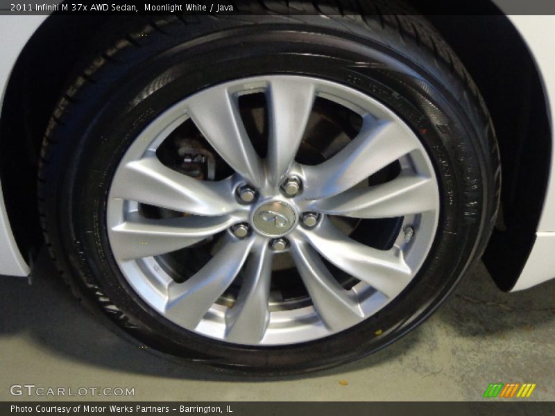 Moonlight White / Java 2011 Infiniti M 37x AWD Sedan