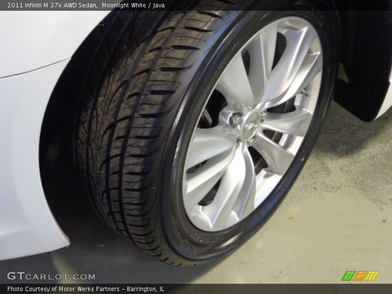 Moonlight White / Java 2011 Infiniti M 37x AWD Sedan
