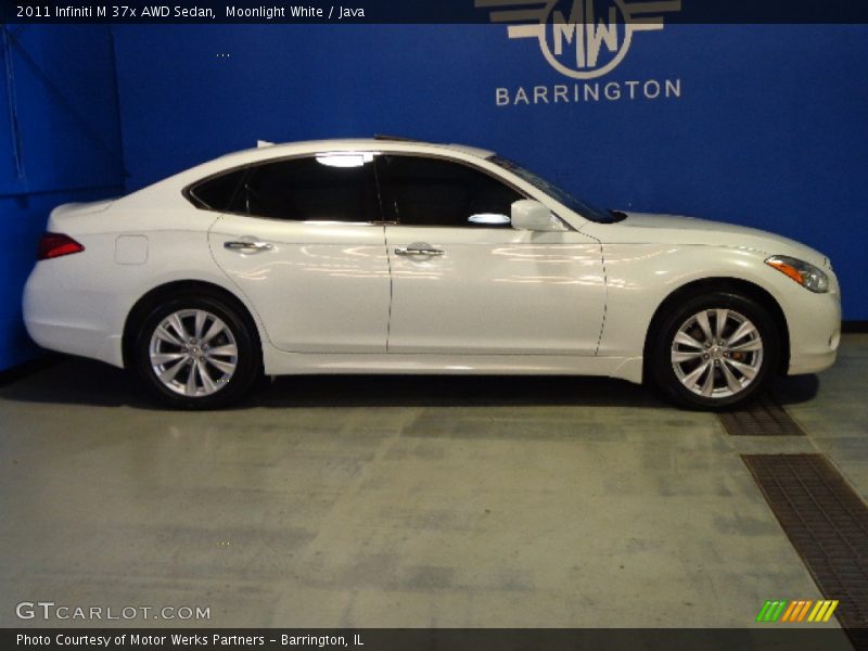 Moonlight White / Java 2011 Infiniti M 37x AWD Sedan