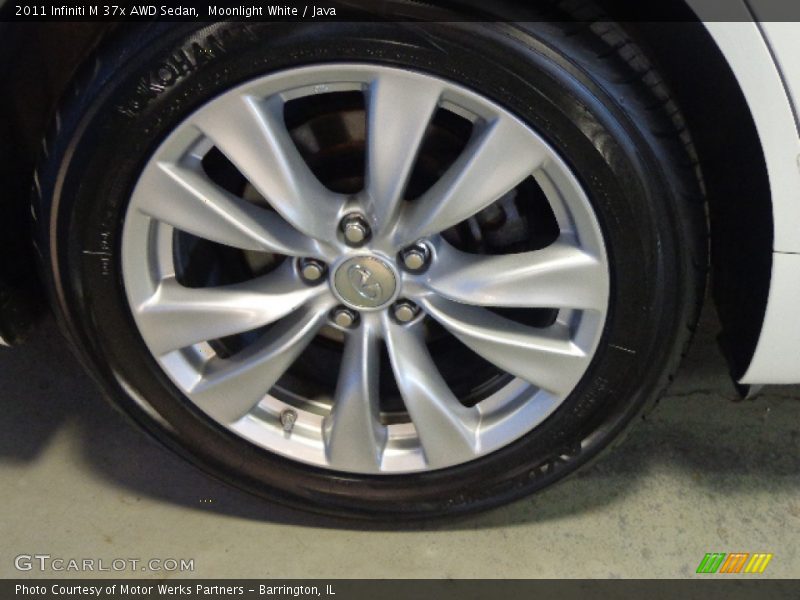 Moonlight White / Java 2011 Infiniti M 37x AWD Sedan