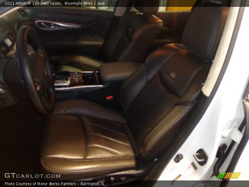 Moonlight White / Java 2011 Infiniti M 37x AWD Sedan