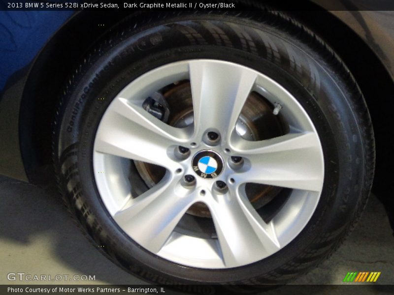 Dark Graphite Metallic II / Oyster/Black 2013 BMW 5 Series 528i xDrive Sedan