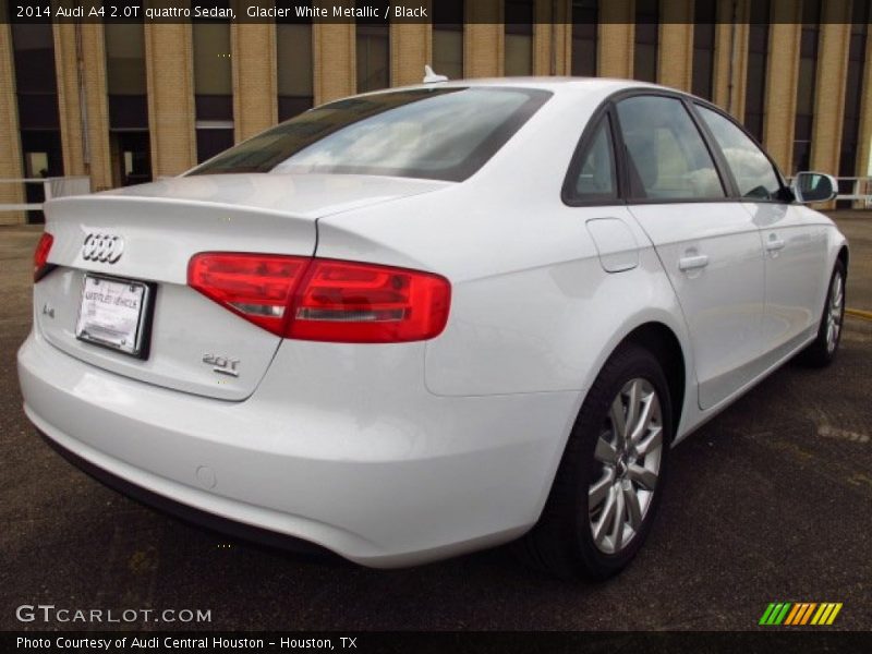 Glacier White Metallic / Black 2014 Audi A4 2.0T quattro Sedan