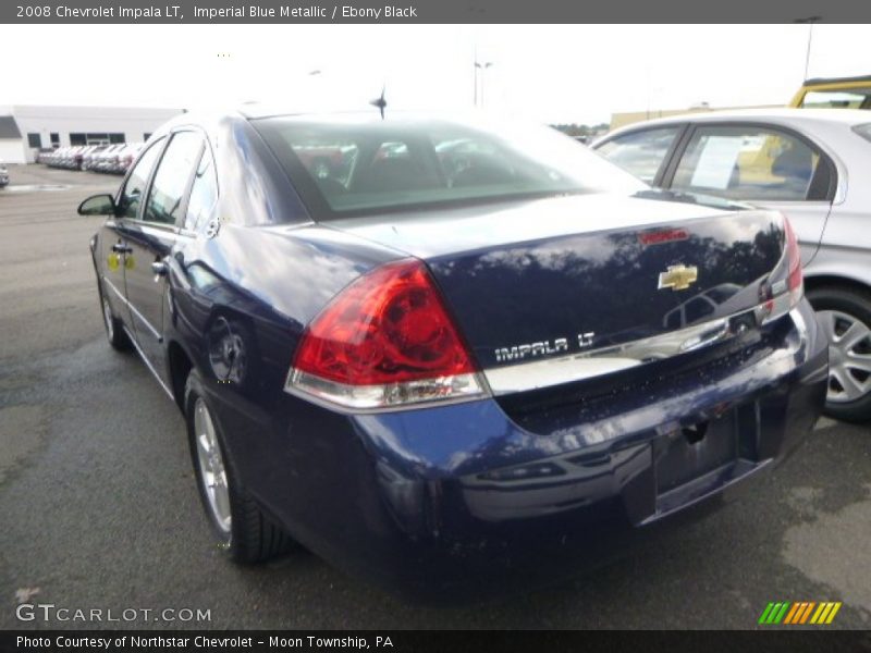 Imperial Blue Metallic / Ebony Black 2008 Chevrolet Impala LT