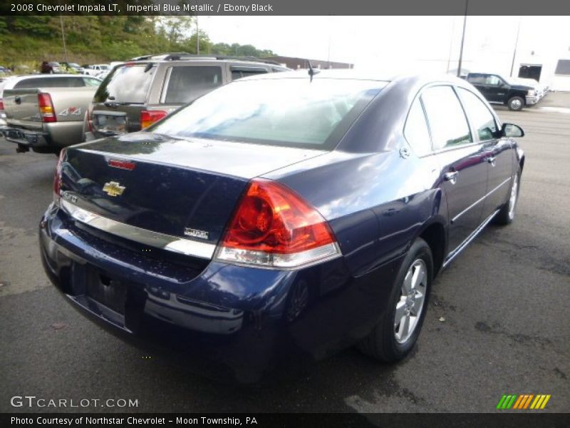 Imperial Blue Metallic / Ebony Black 2008 Chevrolet Impala LT