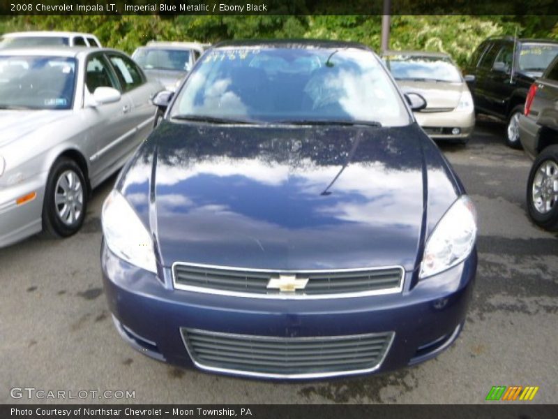 Imperial Blue Metallic / Ebony Black 2008 Chevrolet Impala LT