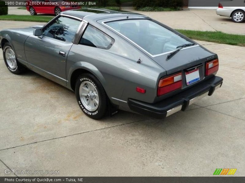 Gray Metallic / Blue 1980 Datsun 280ZX Fastback