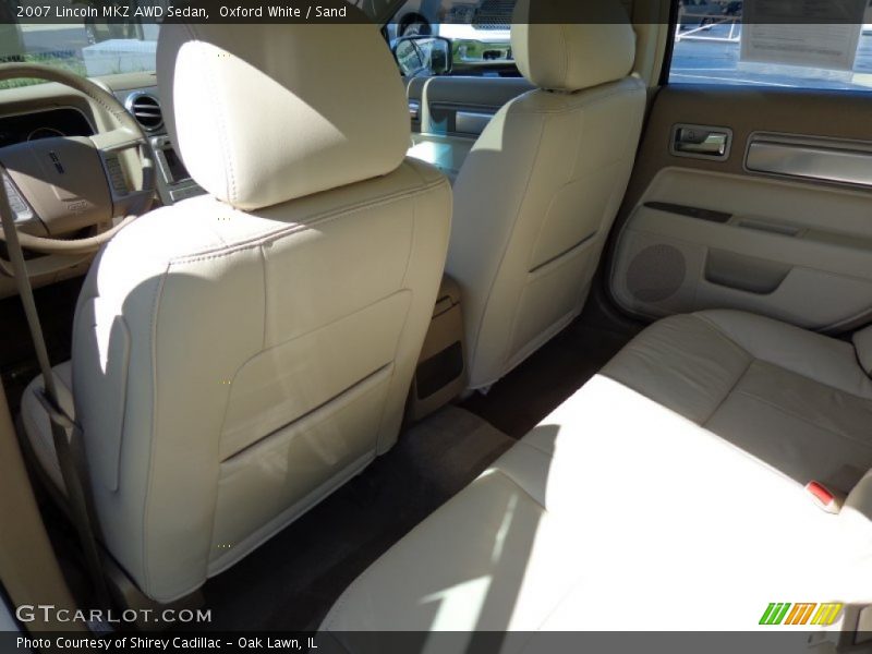 Oxford White / Sand 2007 Lincoln MKZ AWD Sedan