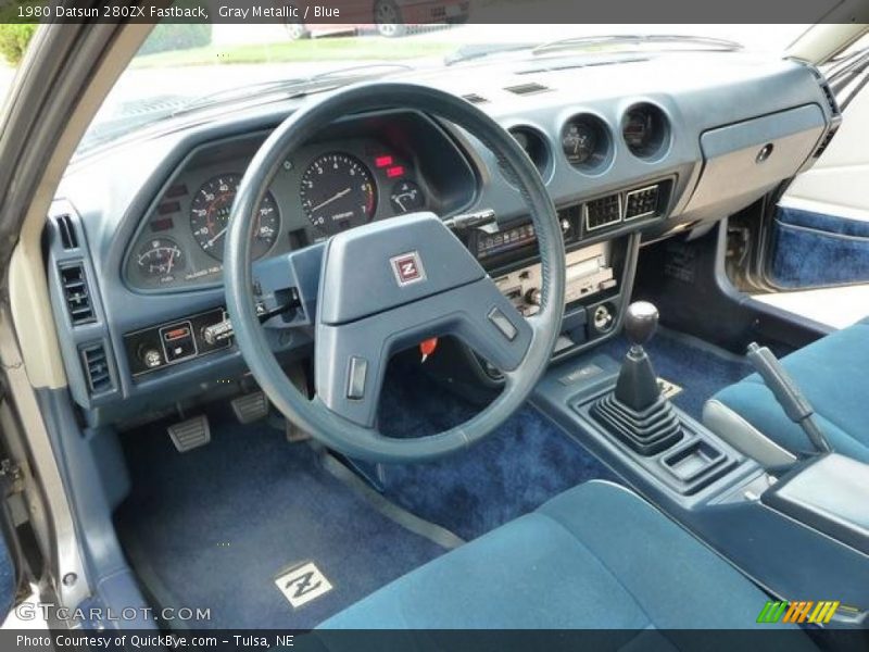  1980 280ZX Fastback Blue Interior
