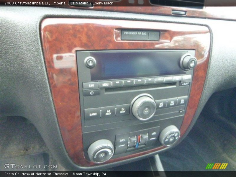 Imperial Blue Metallic / Ebony Black 2008 Chevrolet Impala LT