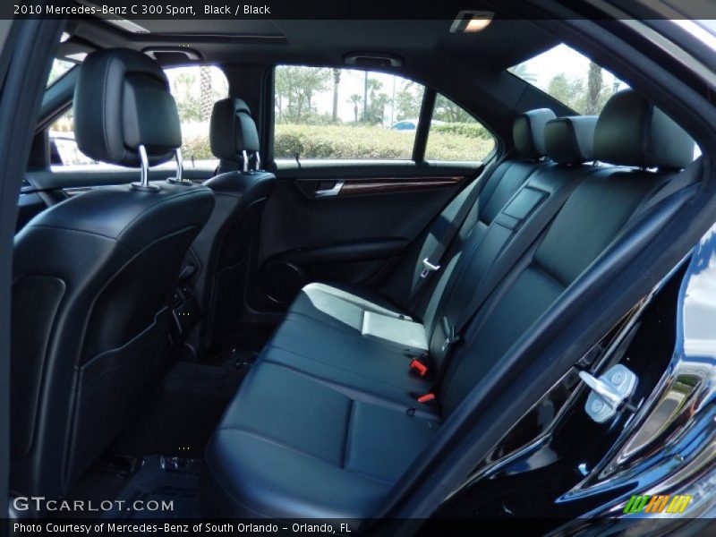 Black / Black 2010 Mercedes-Benz C 300 Sport