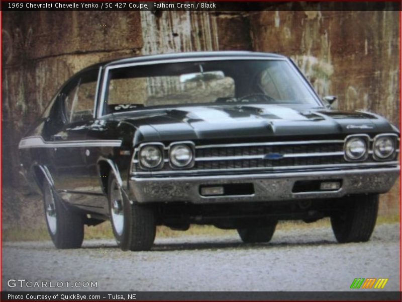Fathom Green / Black 1969 Chevrolet Chevelle Yenko / SC 427 Coupe