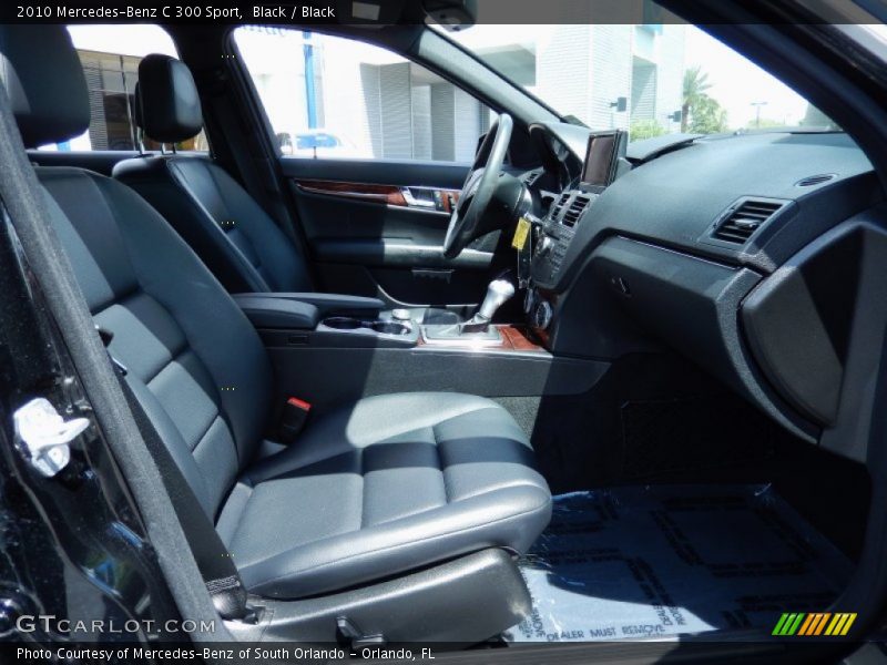 Black / Black 2010 Mercedes-Benz C 300 Sport