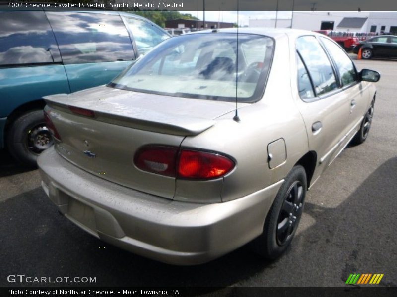 Sandrift Metallic / Neutral 2002 Chevrolet Cavalier LS Sedan