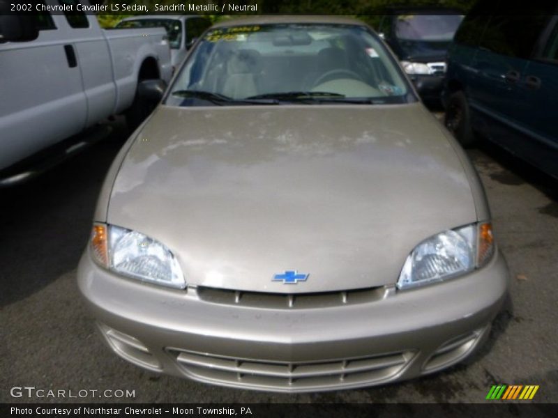 Sandrift Metallic / Neutral 2002 Chevrolet Cavalier LS Sedan