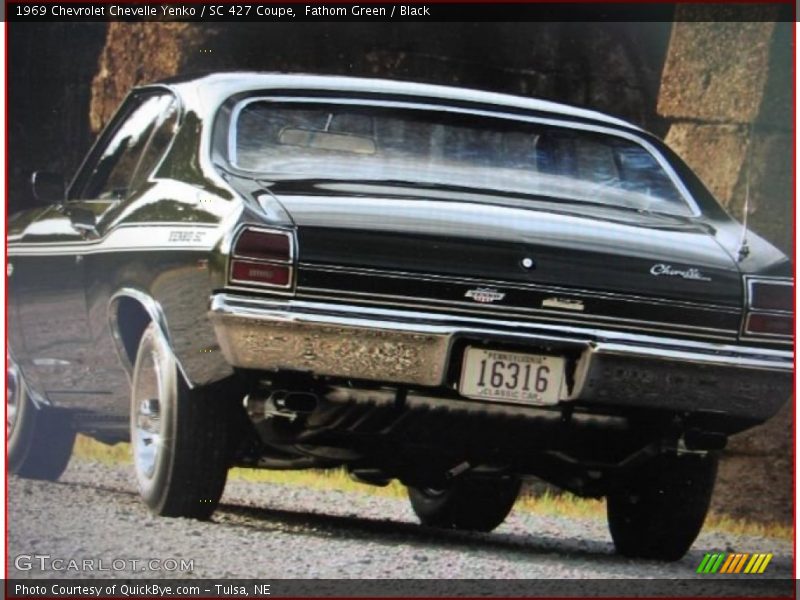  1969 Chevelle Yenko / SC 427 Coupe Fathom Green