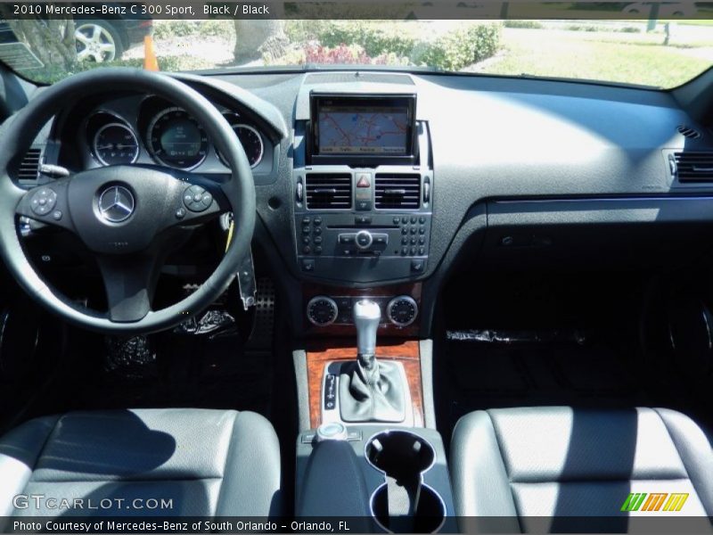 Black / Black 2010 Mercedes-Benz C 300 Sport
