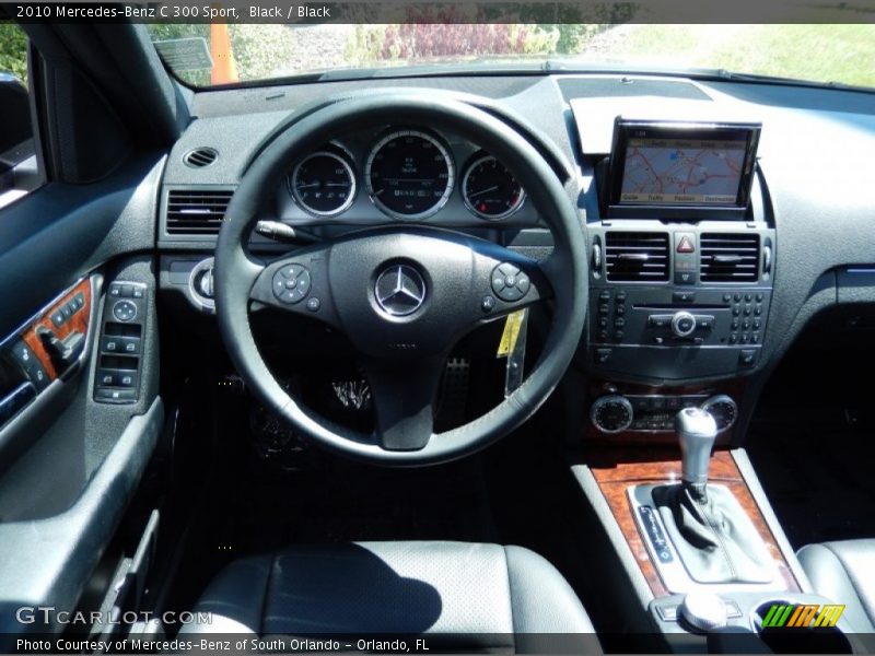 Black / Black 2010 Mercedes-Benz C 300 Sport