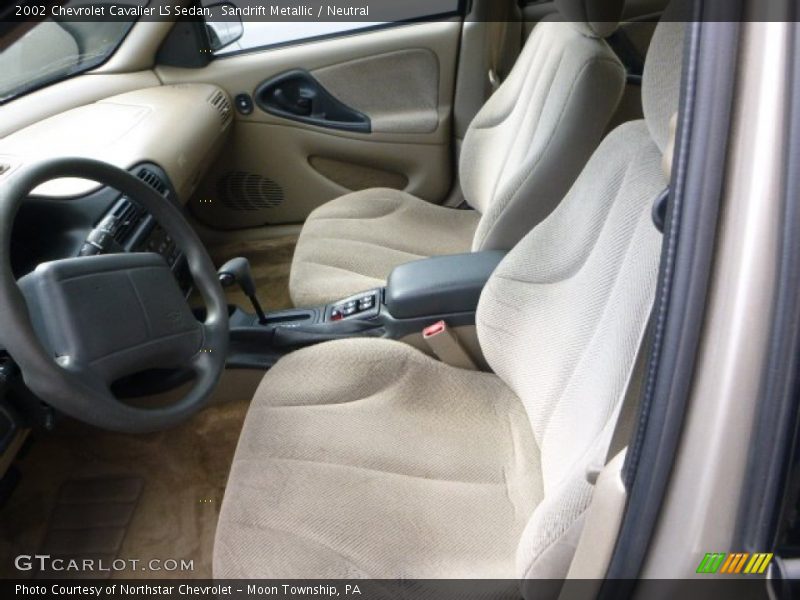 Sandrift Metallic / Neutral 2002 Chevrolet Cavalier LS Sedan