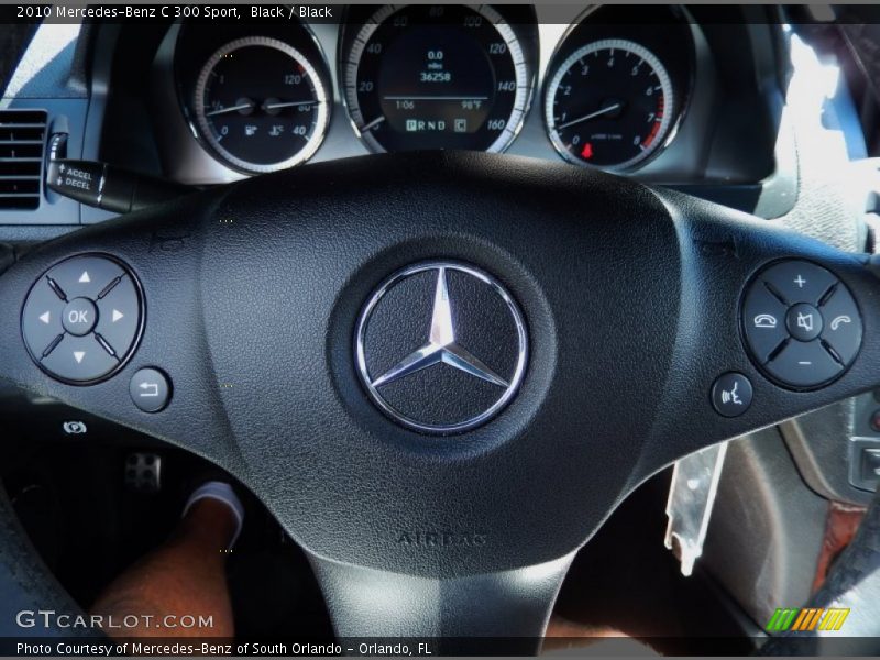Black / Black 2010 Mercedes-Benz C 300 Sport