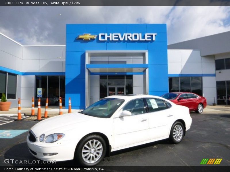 White Opal / Gray 2007 Buick LaCrosse CXS