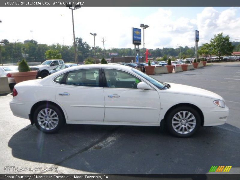 White Opal / Gray 2007 Buick LaCrosse CXS