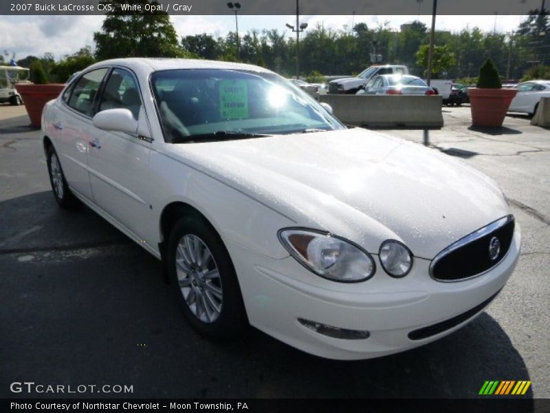 White Opal / Gray 2007 Buick LaCrosse CXS