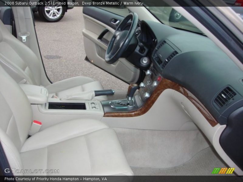 Deep Bronze Metallic / Warm Ivory 2008 Subaru Outback 2.5i Limited Wagon