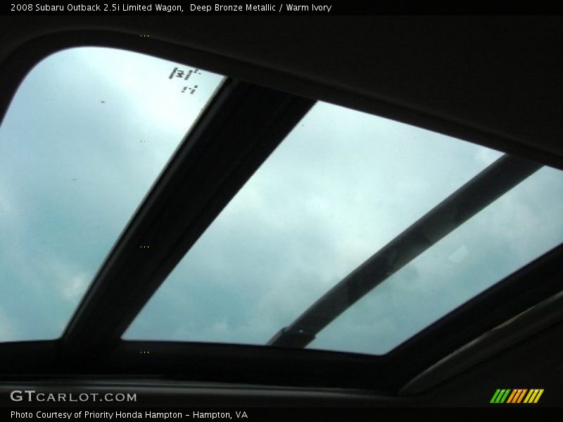 Deep Bronze Metallic / Warm Ivory 2008 Subaru Outback 2.5i Limited Wagon