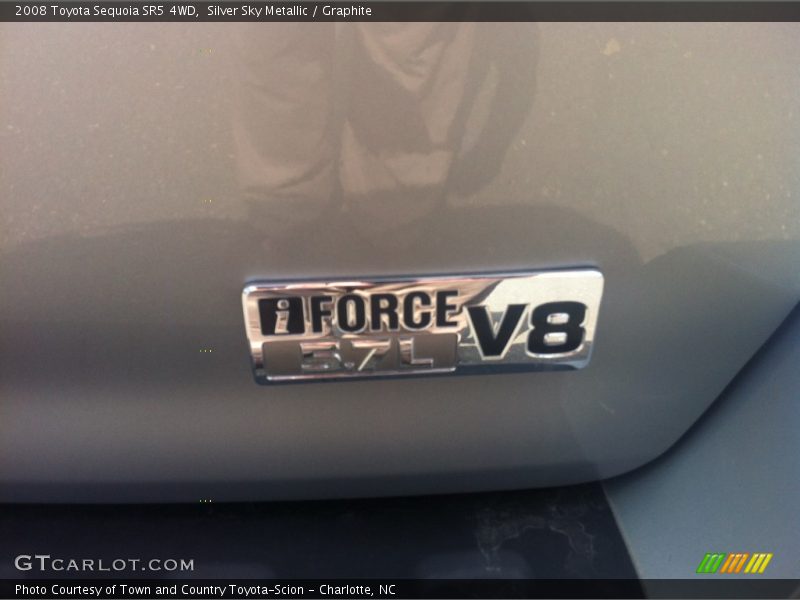 Silver Sky Metallic / Graphite 2008 Toyota Sequoia SR5 4WD