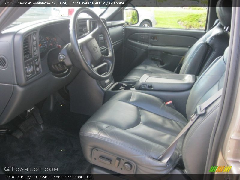 Light Pewter Metallic / Graphite 2002 Chevrolet Avalanche Z71 4x4