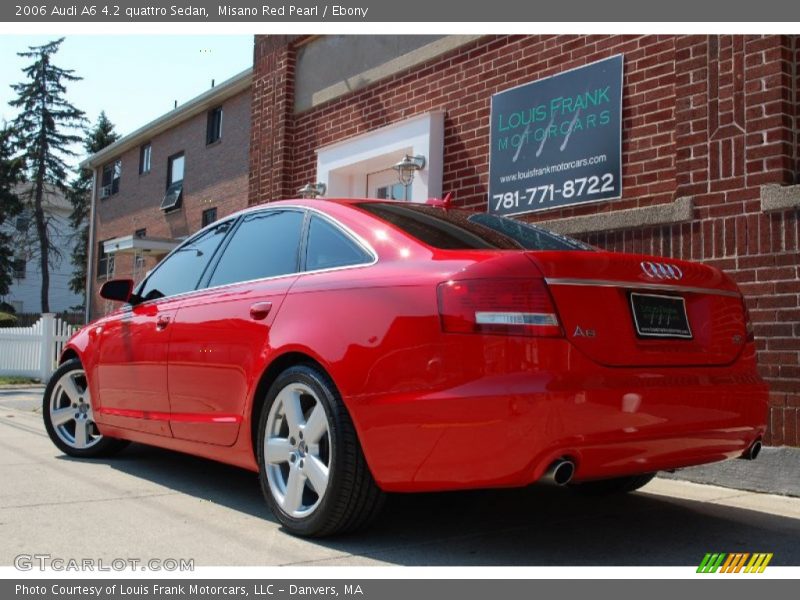 Misano Red Pearl / Ebony 2006 Audi A6 4.2 quattro Sedan