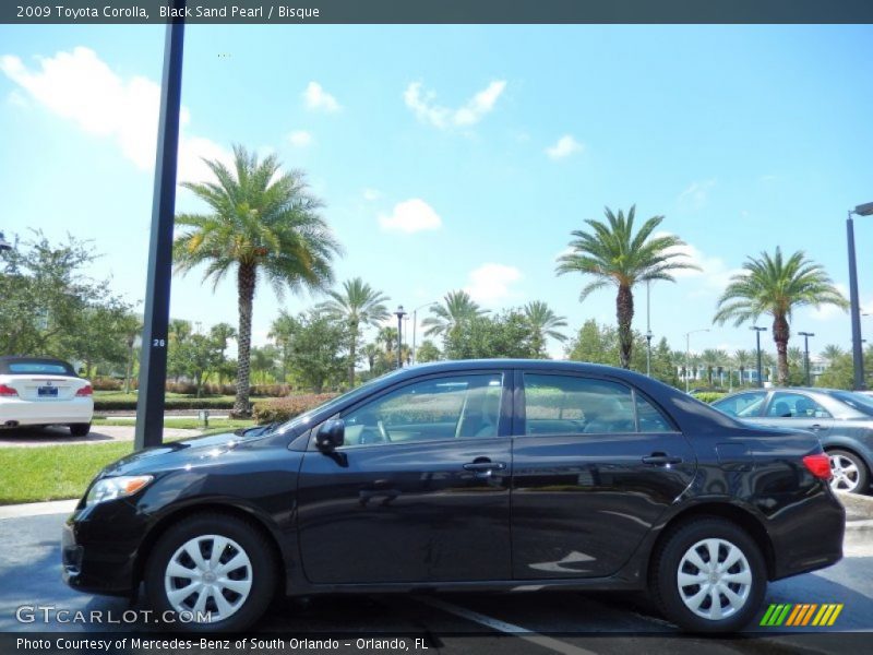 Black Sand Pearl / Bisque 2009 Toyota Corolla