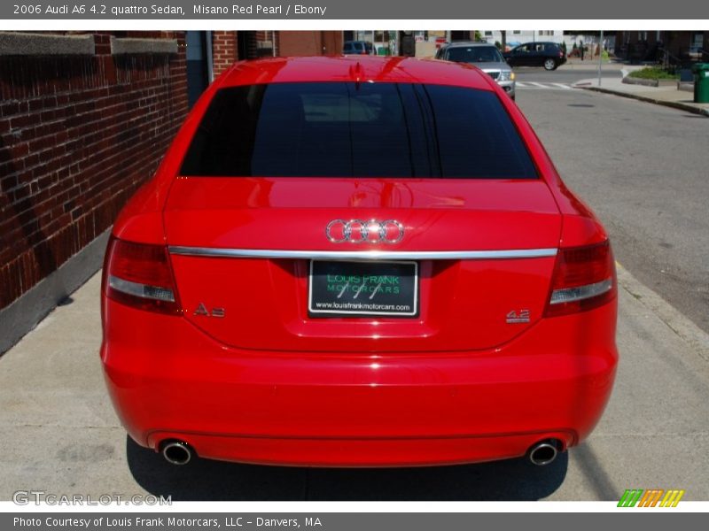 Misano Red Pearl / Ebony 2006 Audi A6 4.2 quattro Sedan