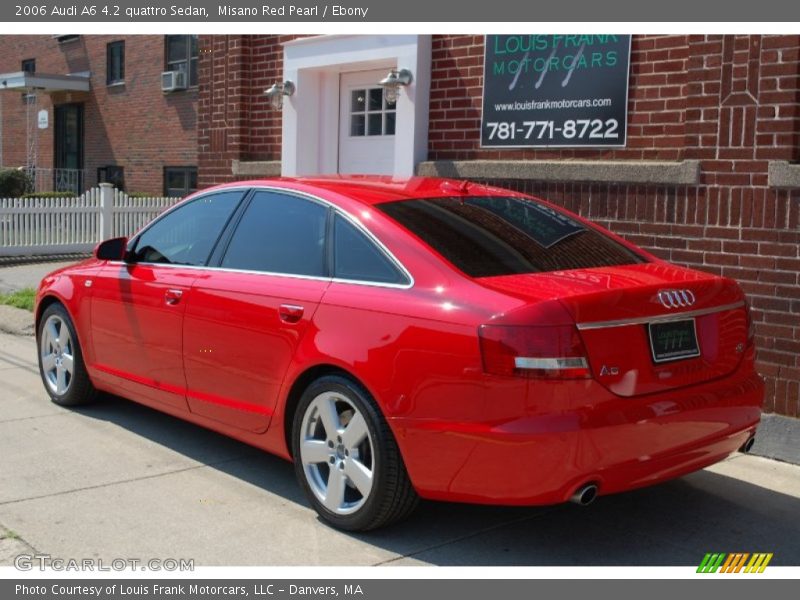 Misano Red Pearl / Ebony 2006 Audi A6 4.2 quattro Sedan