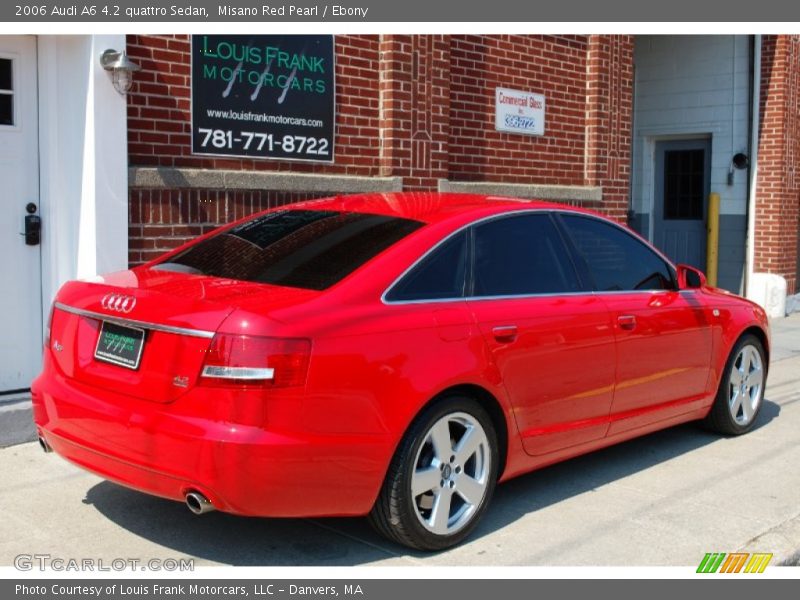 Misano Red Pearl / Ebony 2006 Audi A6 4.2 quattro Sedan