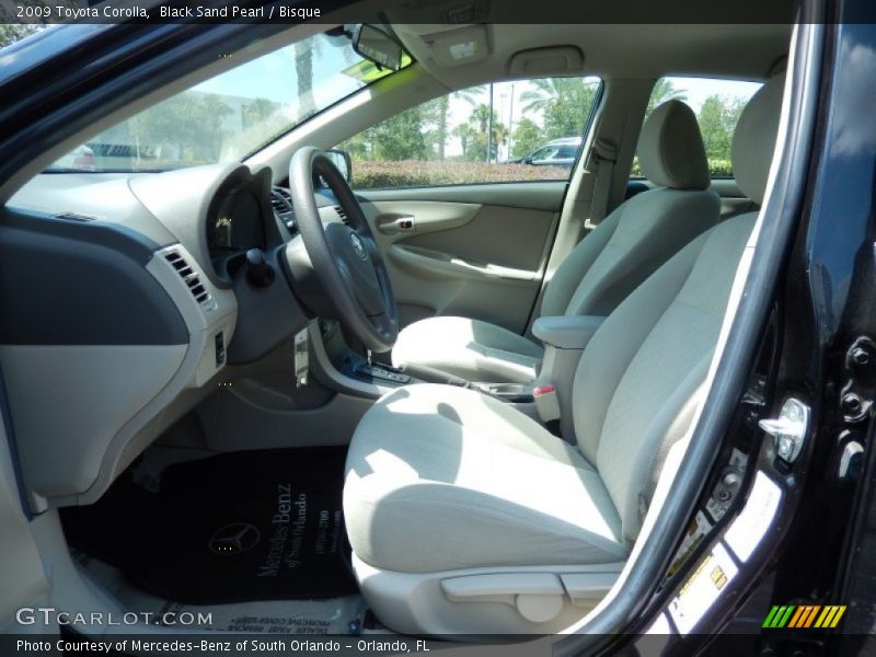 Black Sand Pearl / Bisque 2009 Toyota Corolla