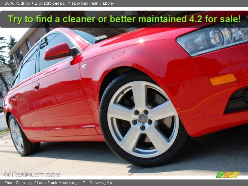 Misano Red Pearl / Ebony 2006 Audi A6 4.2 quattro Sedan